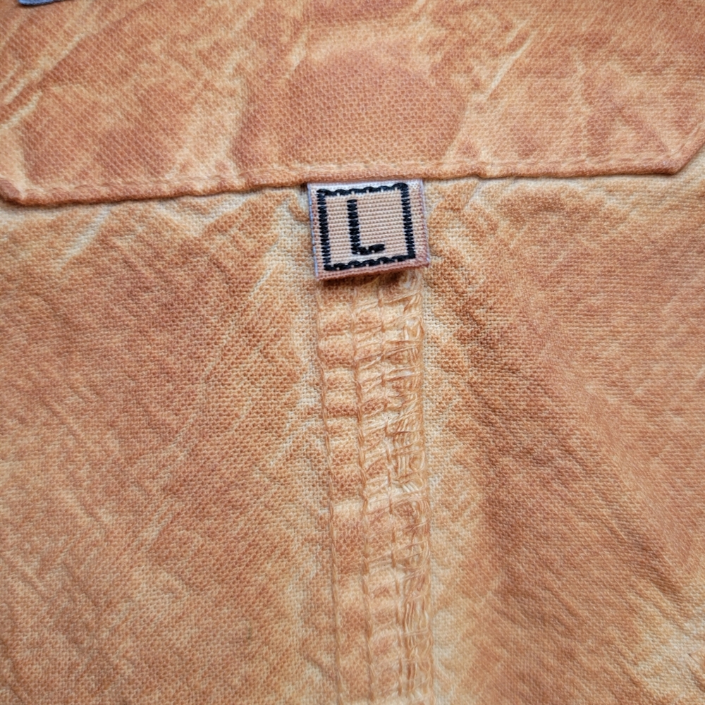 Inca Cottons Peruvian Embroidered Cotton Blouse L Boho Western Cottagecore - Picture 10 of 11